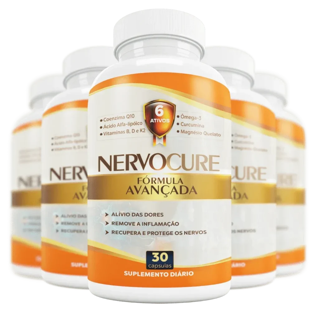 Suplemento Nervocure Original - Fórmula Avançada com 6 ativos.